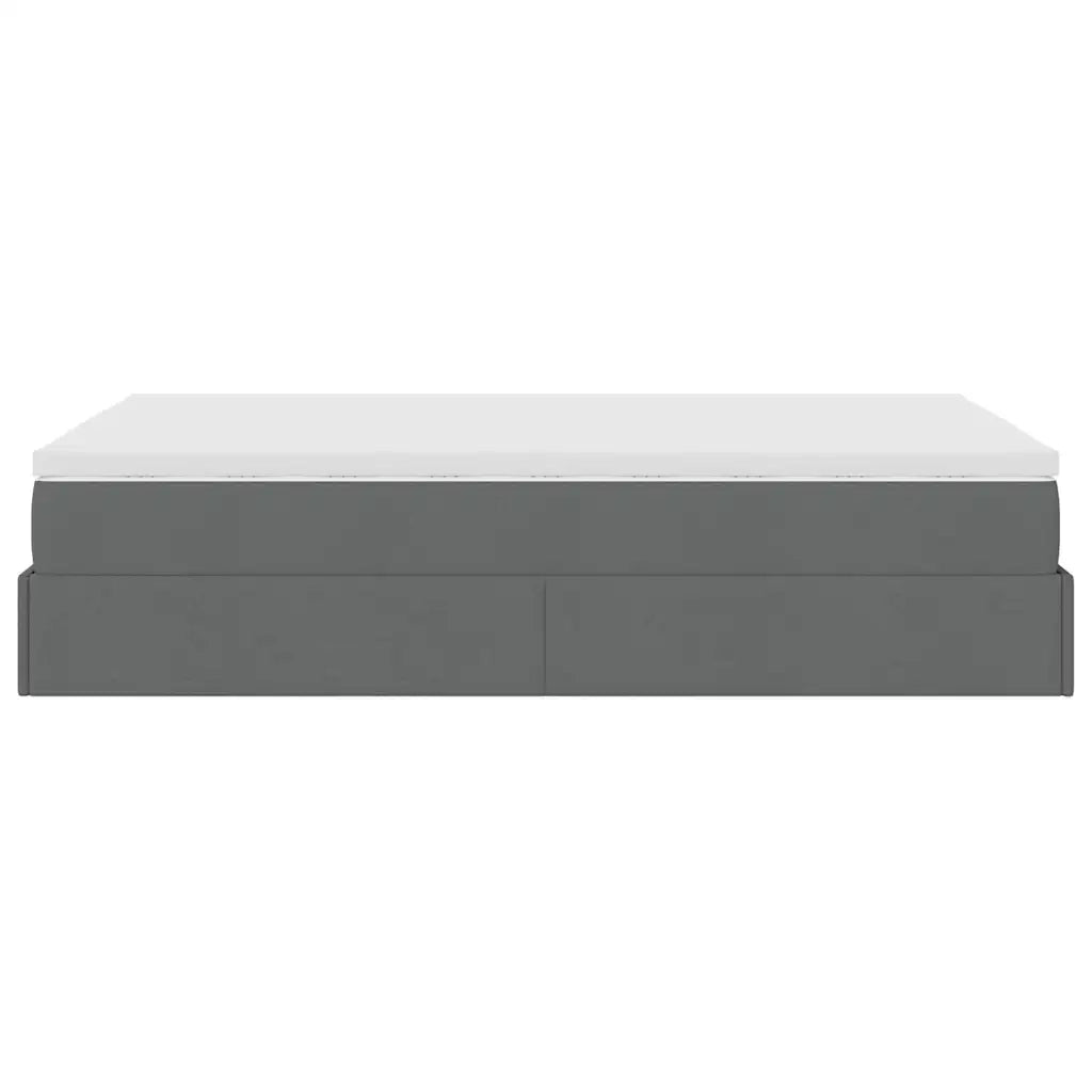 Struttura Letto Pouf con Materasso 80x200 cm in Tessuto