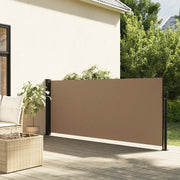 Tenda da Sole Laterale Retrattile Tortora 100x500 cm 4004394