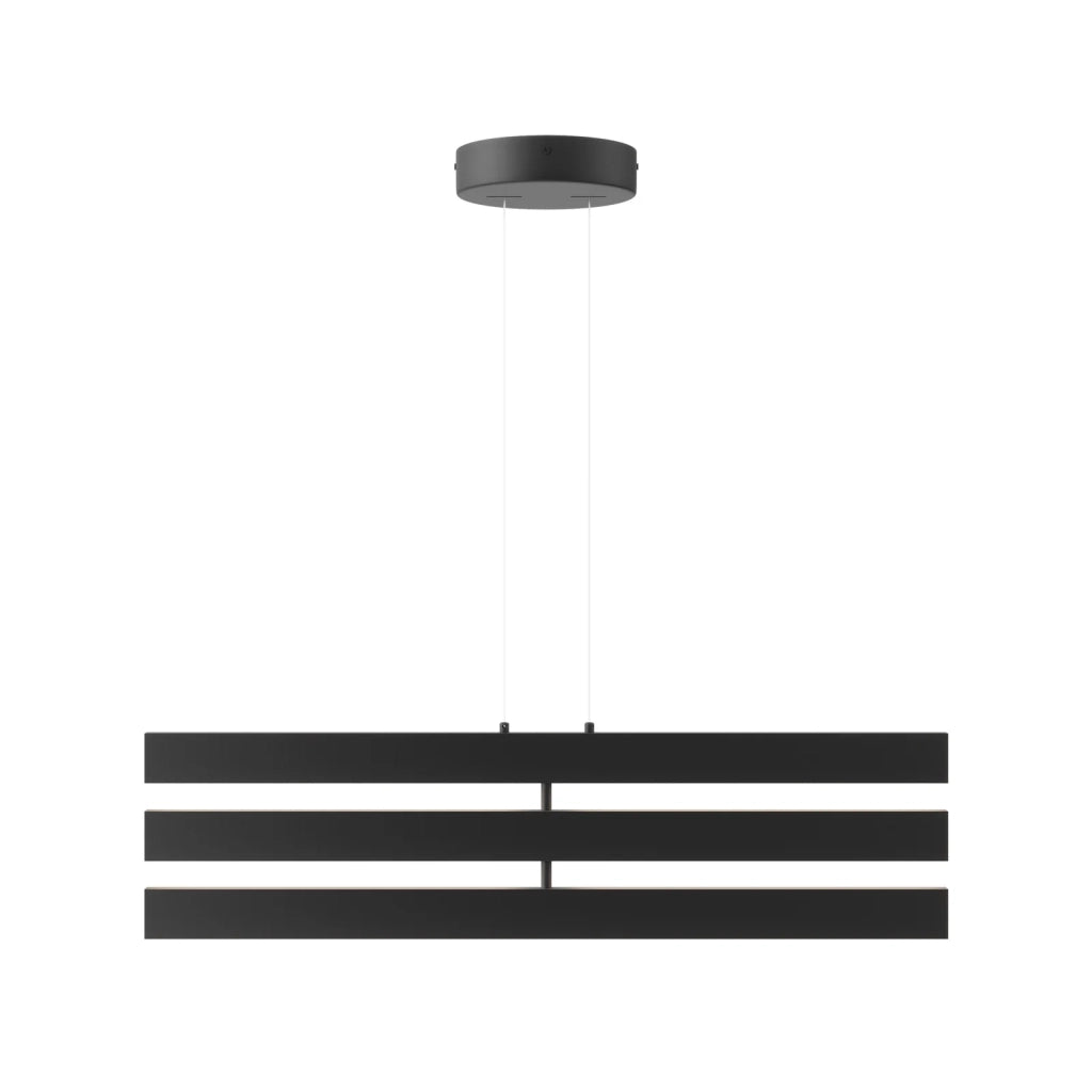 Maytoni Lampadario moderno Origami 1 luce LED integrato nero alluminio