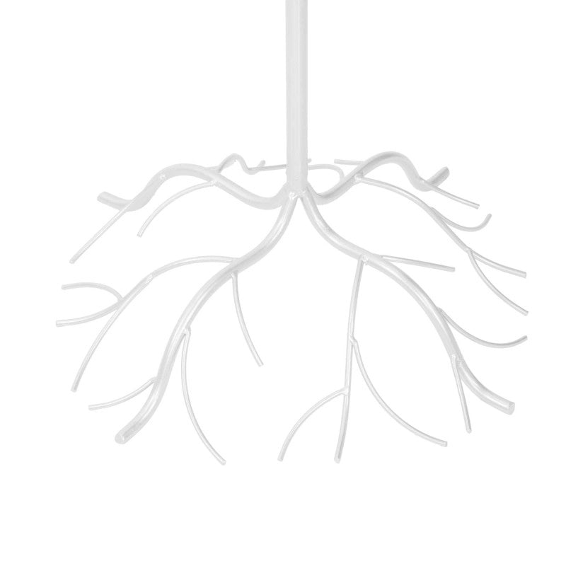 Albero di natale metallo bianco cm 73x73h200