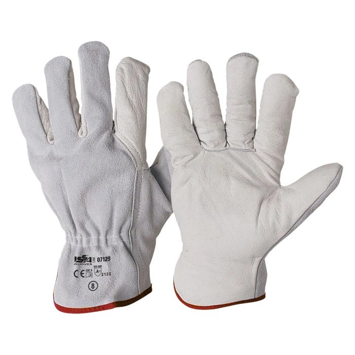 GUANTO FIORE BOVINO/CROSTA Tg. 10 - 12 paia