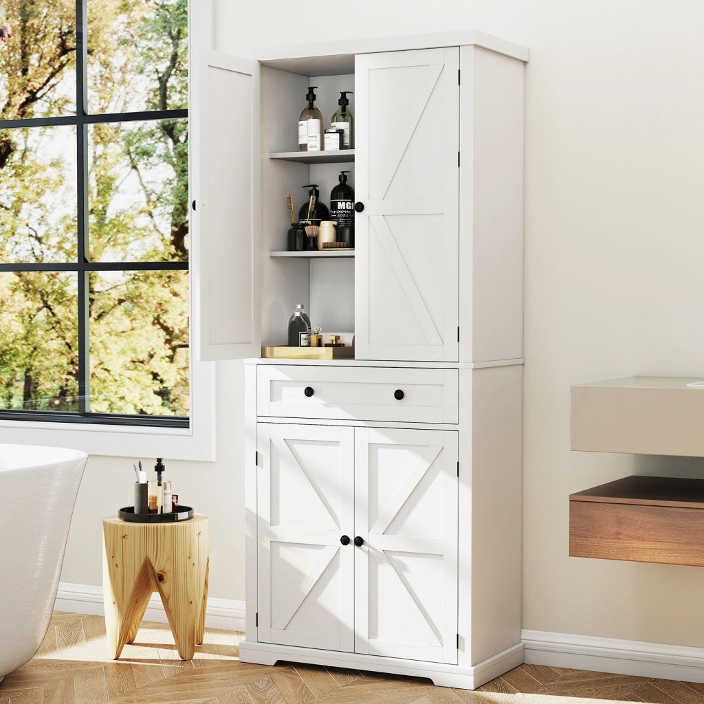 Armadio dispensa da cucina ripiani regolabili grande cassetto vassoi scorrevoli moderno alto-Mobile portaoggetti per cucina sala da pranzo soggiorno