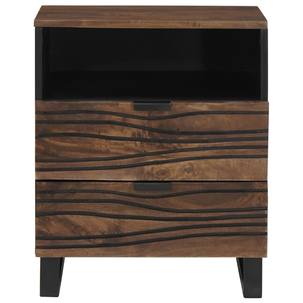 Armadio 50x33x60 cm in legno massello di mango e legno ingegnerizzato