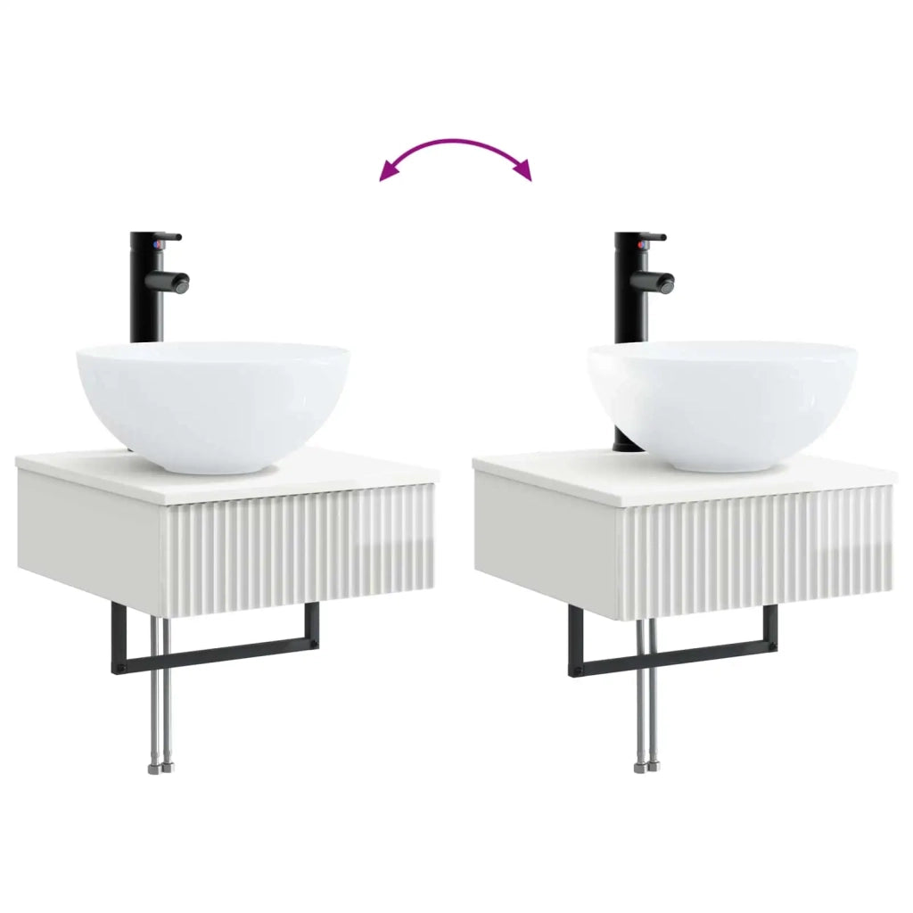 Lavabo da Parete Bianco Lucido 40 x 41 x 40,5 cm CFW2195212