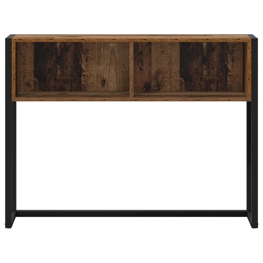 Tavolino | Tavolo laterale Legno vecchio 100 x 36 x 75 cm Legno multistrato