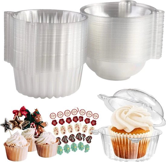 Torte in forma di muffin per grandi torte - salate - formaggi - torte - paste - confezione da 50 pezzi - altezza 115 cm - adatta per regali - feste - matrimoni - pasticceria