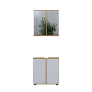 Vicco Set mobili bagno Bianco/Artisan 2 parti, base 60 cm
