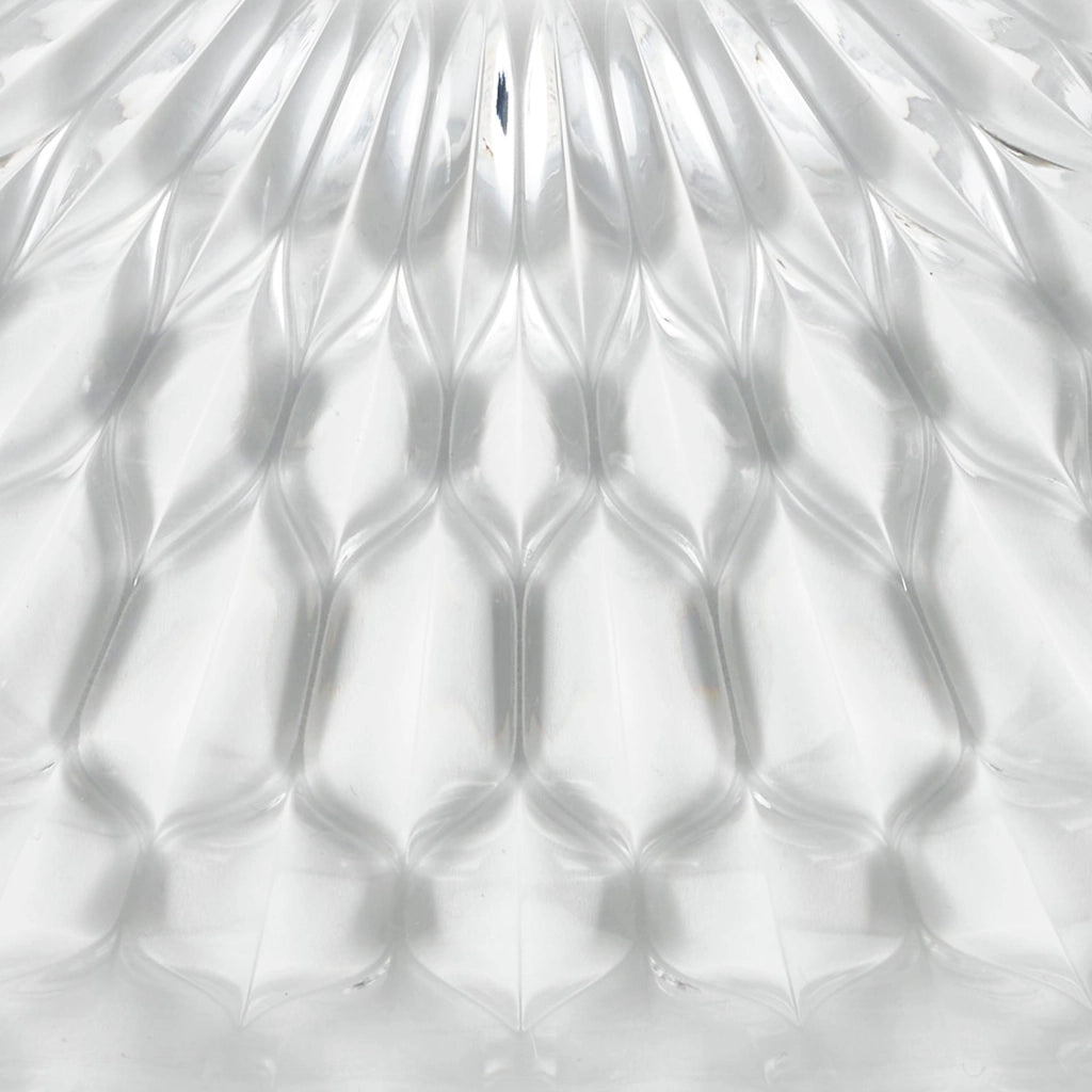 Vassoio ovale piccolo 32x19,5x2,7 cm trasparente