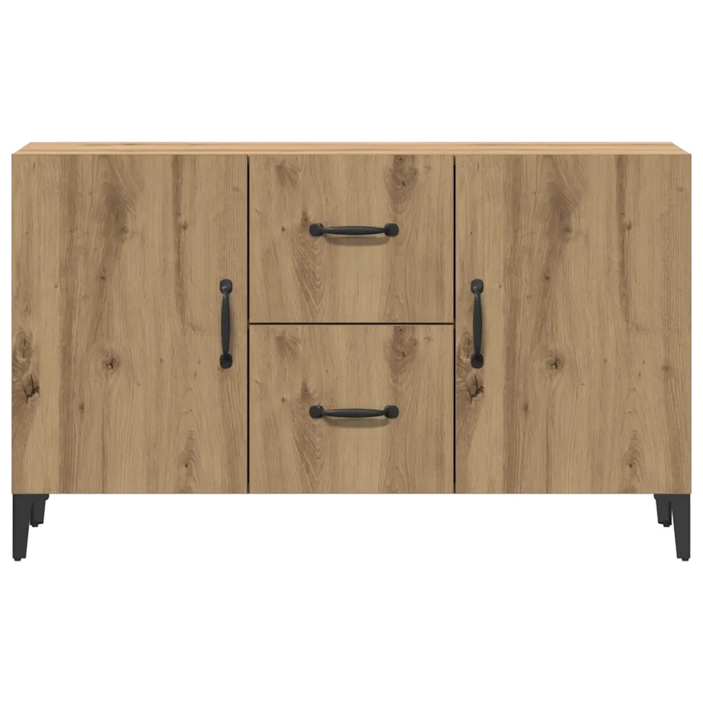 Credenza Rovere Artigianale 100x36x60 cm in Legno Multistrato 856905