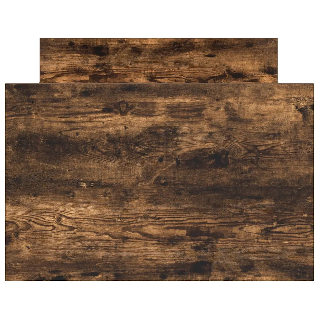 Giroletto con Testiera e Pediera Rovere Fumo 90x190 cm
