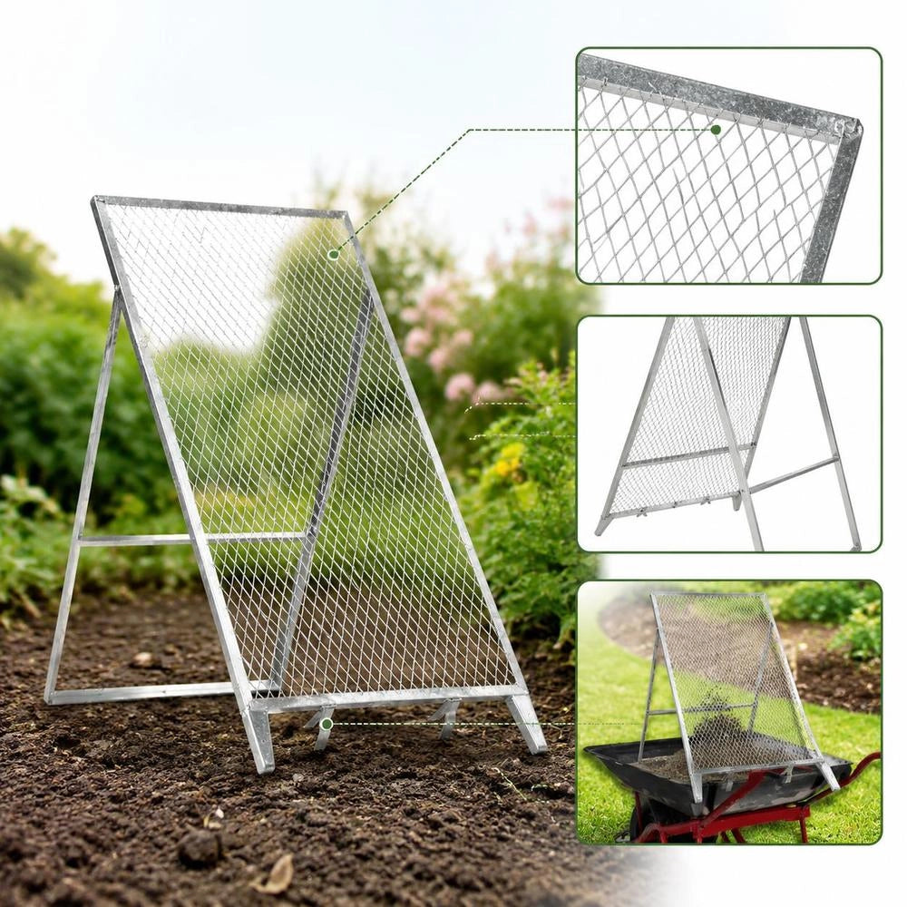 Garden Sieve Made Of Galvanized Steel