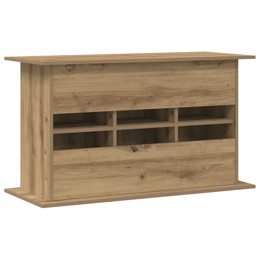 vidaXL Supporto Acquario 101x41x58 cm Multistrato Rovere Artigianale