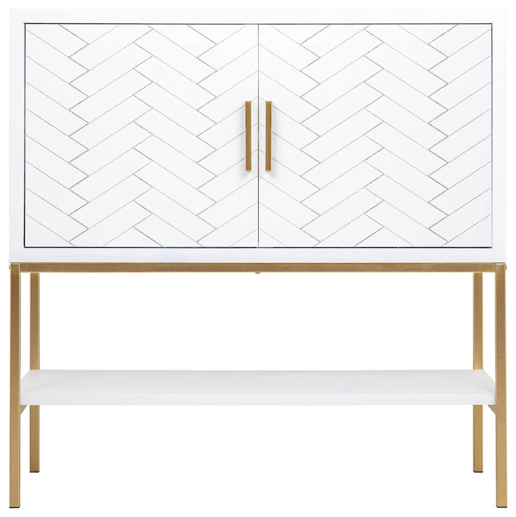 Credenza 2 ante legno e metallo 100x40x100h cm