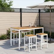 Tavolo Bar da Giardino Bianco 141 x 80,5 x 105 cm 901783
