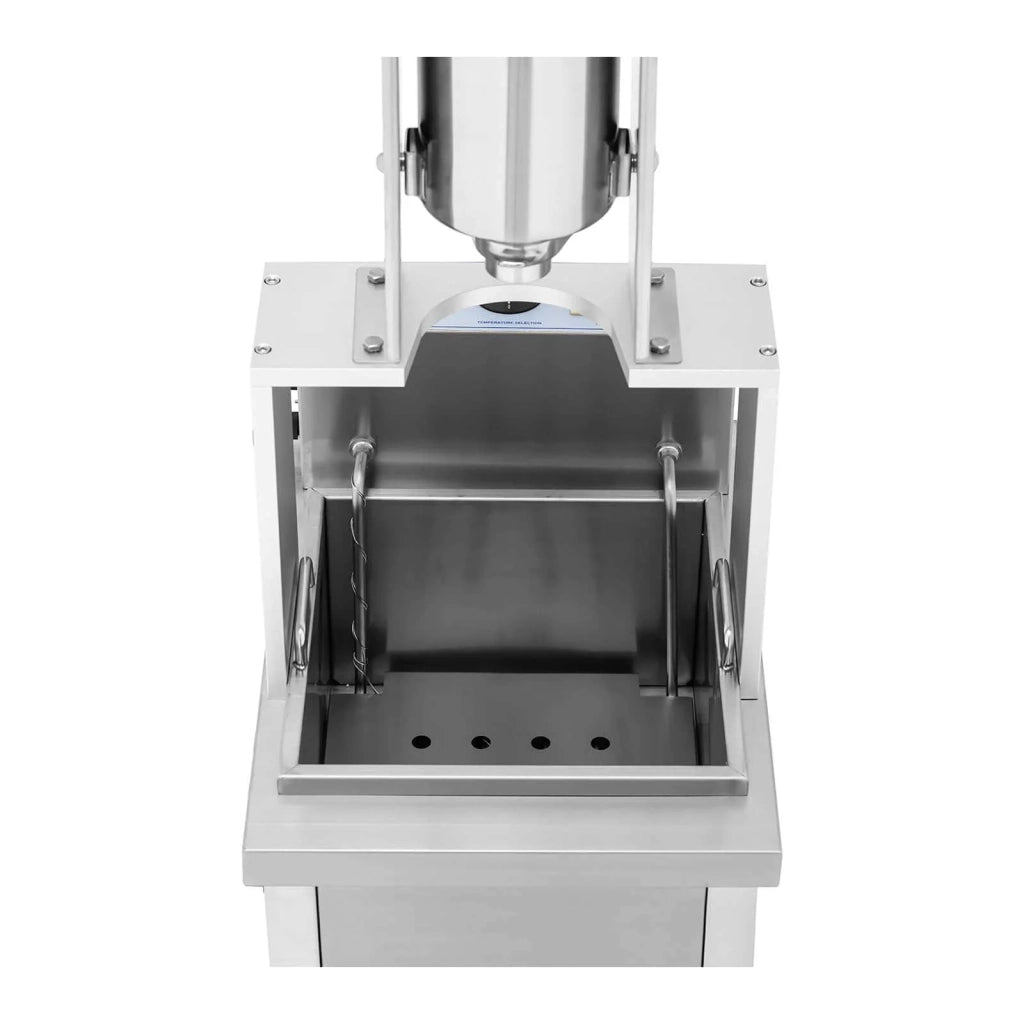 Pressa per Churros e Chichis Elettrodomestico Professionale (5 Litri 5 Ugelli Acciaio Inox) 14_0004888