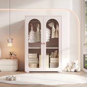 Armadio con Ante ¨C Minimal ¨C Rosa, 80x50x120 cm