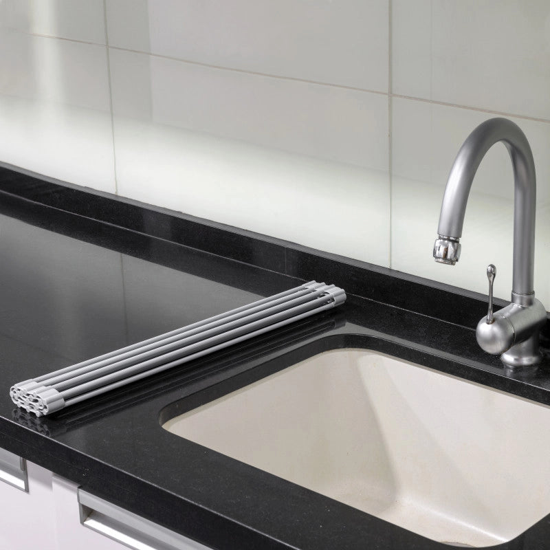 Portabicchieri per mobili Supra a 1 linea, lunghezza 340 mm, Acciaio, Cromato lucido