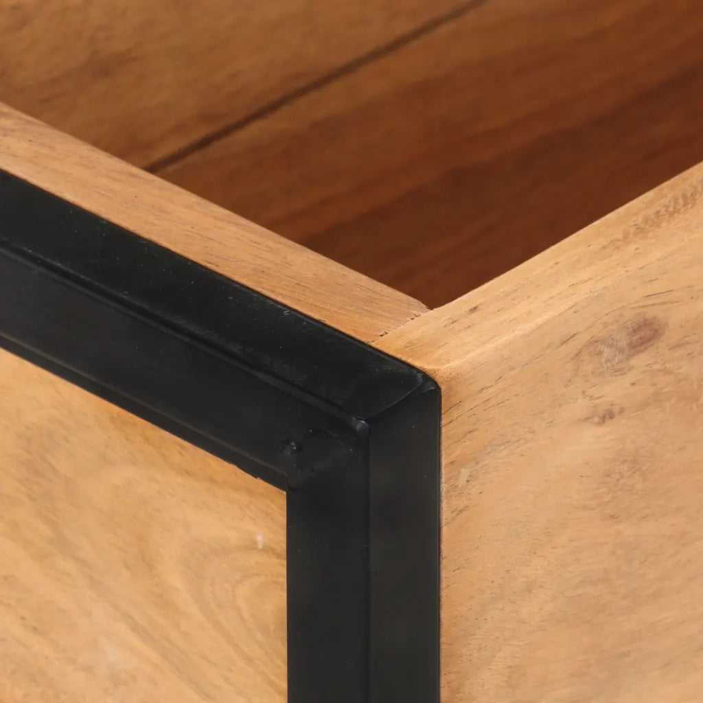 Fioriera | Cassetta per fiori | Vaso 60x20x68 cm in Legno Massello di Acacia