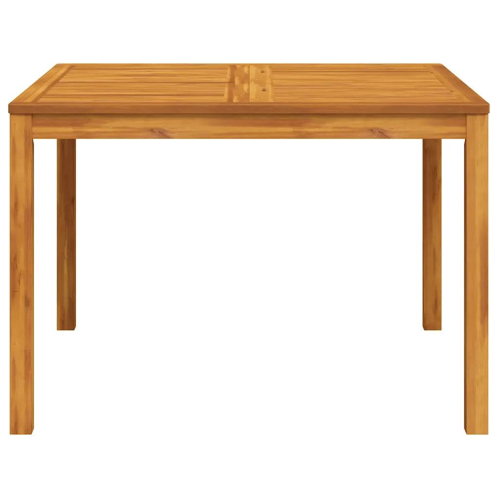 Tavolo da Pranzo da Giardino 110x110x75cm Legno Massello Acacia 366369