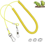 Catenella in Fibra di Vetro 5 m - Catena per Uccelli Singolo - Cinturone di Allenamento - Resistente al Calore - Leggero - Alta Qualità Poliammide - Catenella per Uccelli