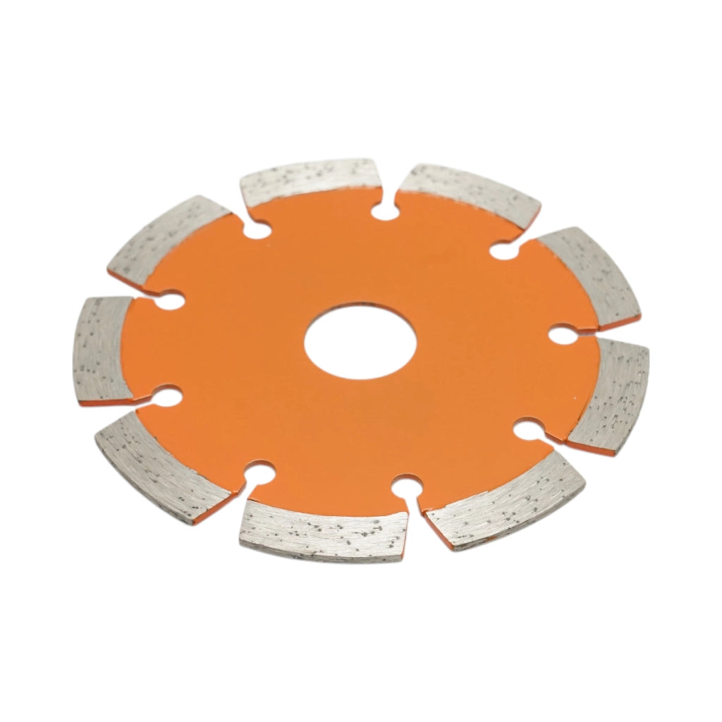 Disco diamantato segmentato 115x22,23 mm, segmento 10 mm per mattoni, calcestruzzo, muratura, archi, pietra Breckner Germany