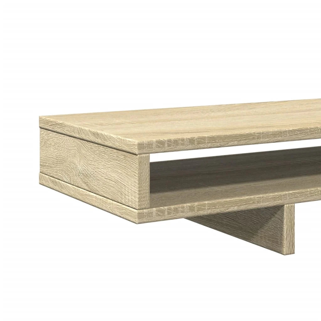 Supporto per monitor Sonoma scrivania/tavolo 100 x 27 x 15 cm legno ingegnerizzato marrone 02_0044978