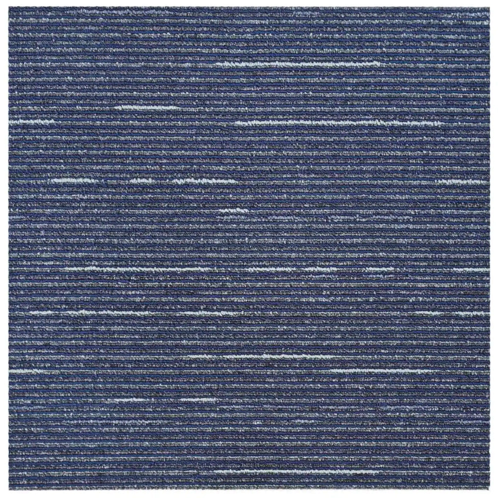 Piastrella per Tappeto Strisce Blu 50 x 50 cm 20 pz CFW6262779