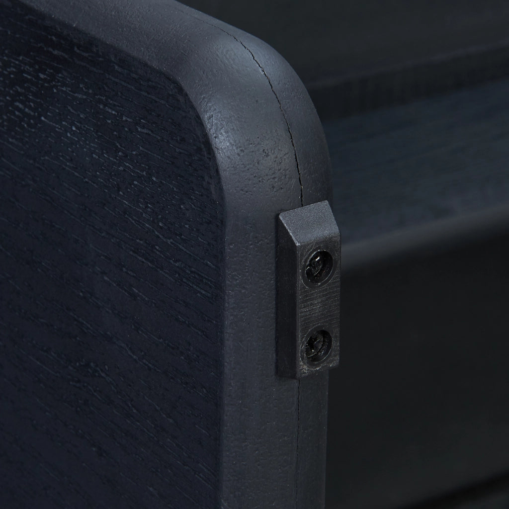Tavolino Rettangolare da Salotto Gäljami 100 x 55 x 44 cm - Nero [en.casa]
