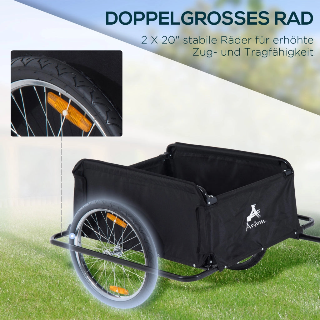 Carrello Trasporto Pieghevole per Bicicletta ¨C Minimal ¨C 140x88x60 cm