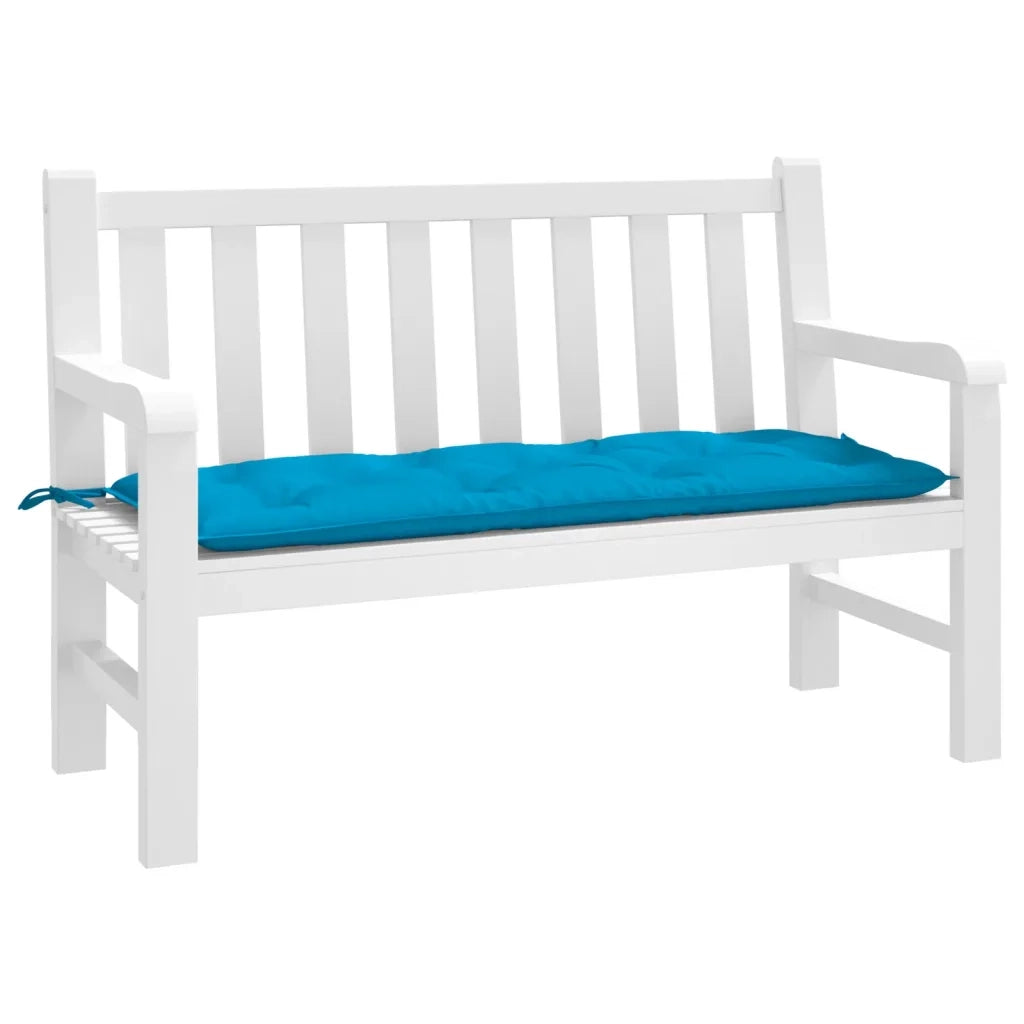 Cuscino per Panca Azzurro 120x50x7 cm in Tessuto Oxford 361587