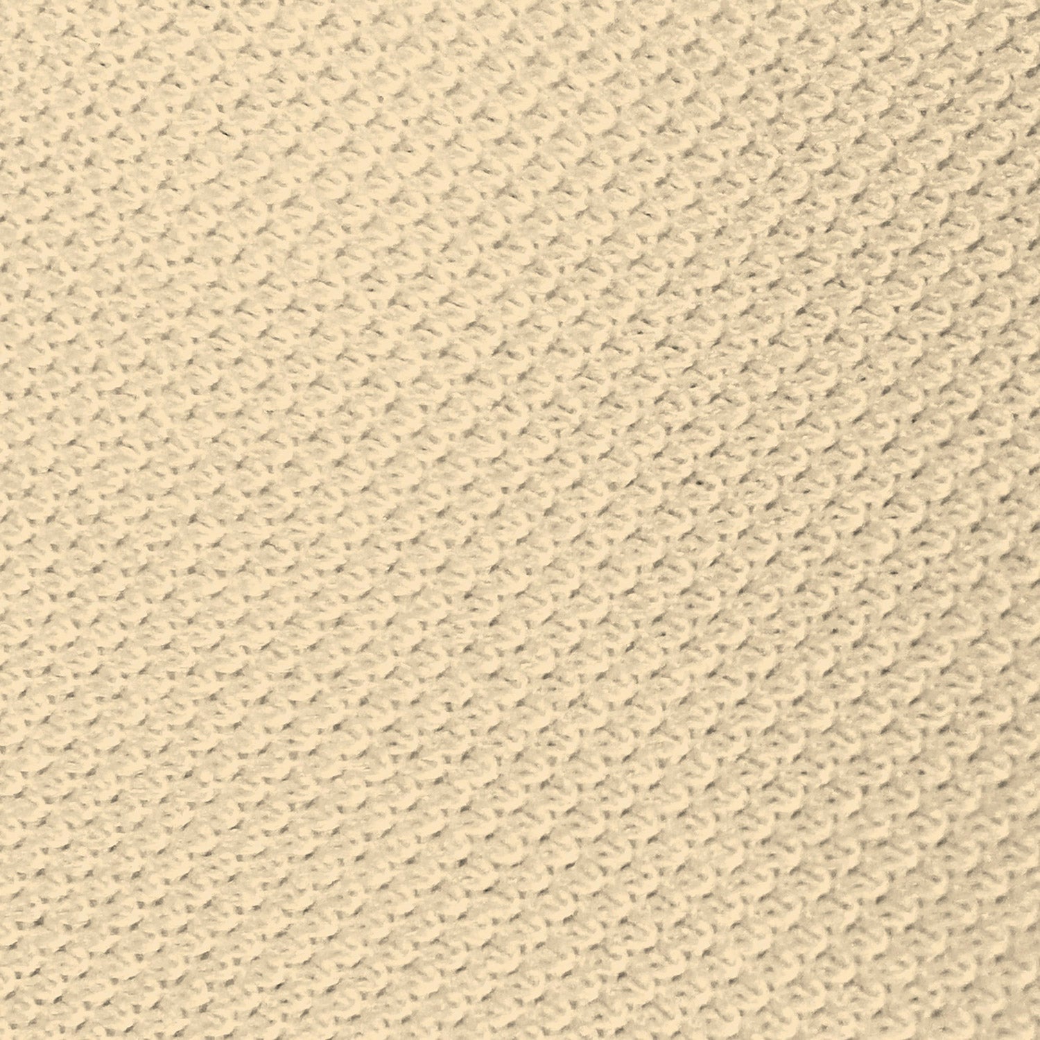 Set 2 Coprisedie Elasticizzati in Poliestere Panna