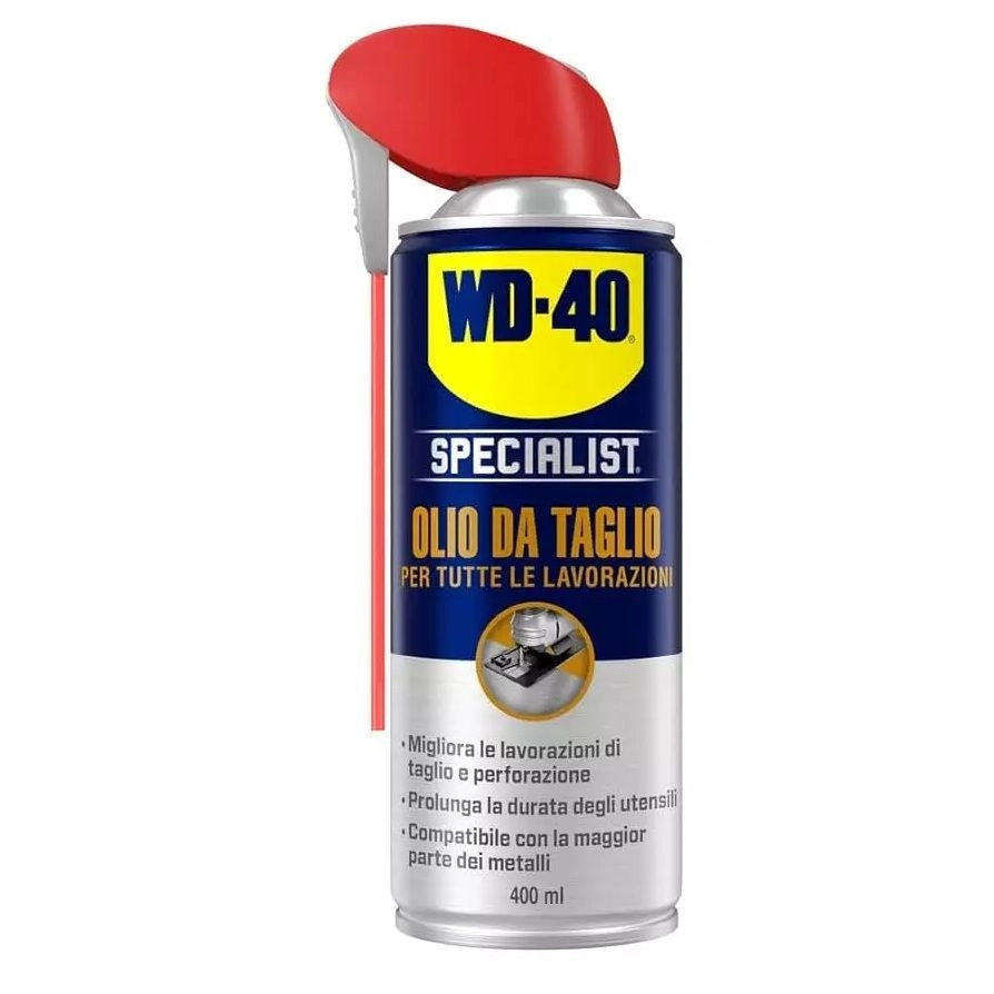 WD40 OLIO DA TAGLIO SPRAY 400 ML LAVORAZIONE METALLI FORATURA FILETTATURA
