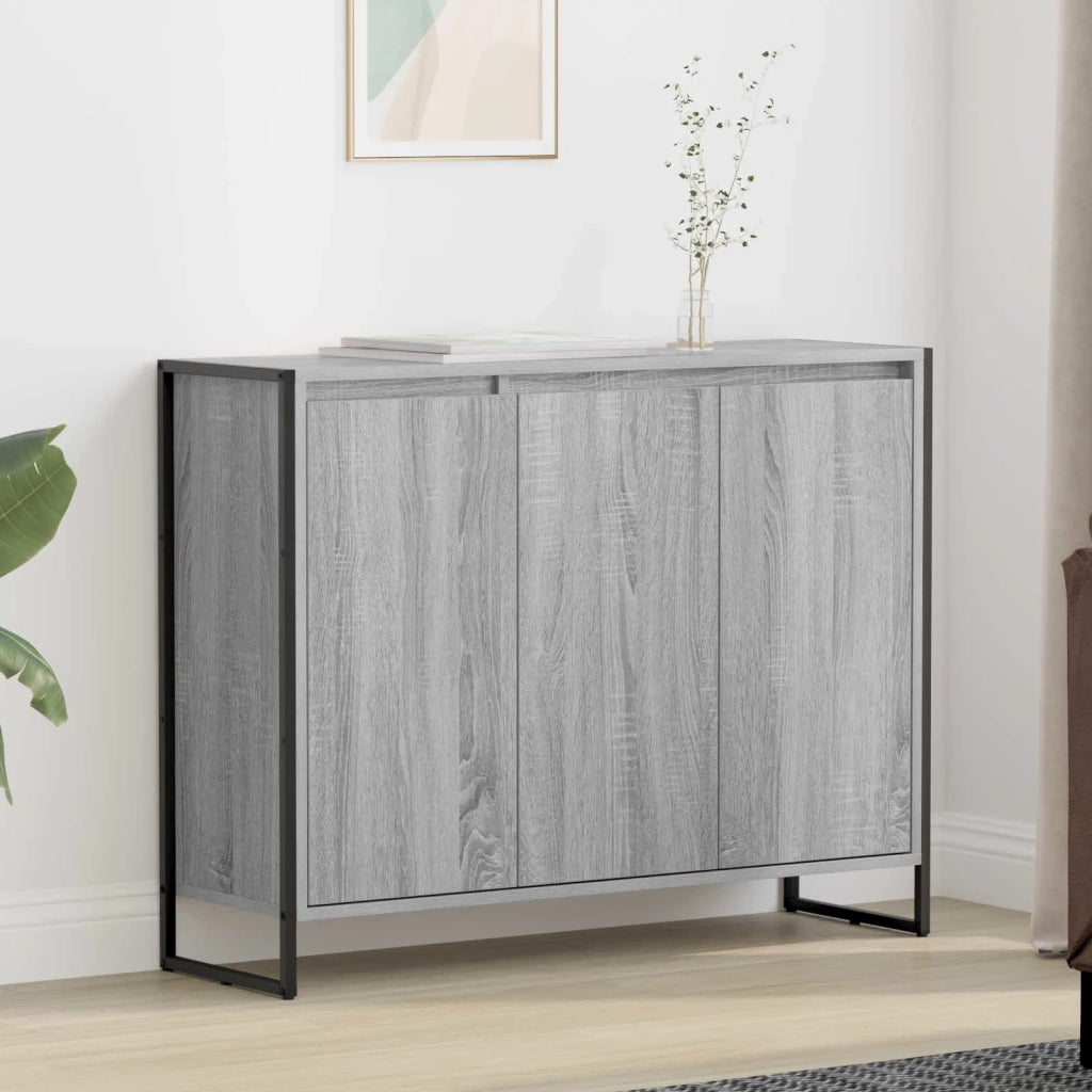 Mobile laterale Grigio Sonoma 96,5 x 30 x 75 cm 886609