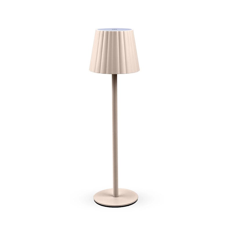 LAMPADA LED RICARICABILE DA TAVOLO AURORA BEIGE- 12,0 pz