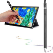 Penna stilografica per smartphone e tablet | Alta sensibilità | Penna capacitiva | Nero e bianco