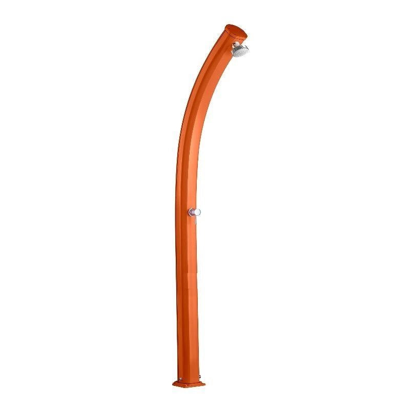 Doccia Tradizionale In Alluminio Jolly Con Miscelatore Colore Arancione Cv-A505/2009