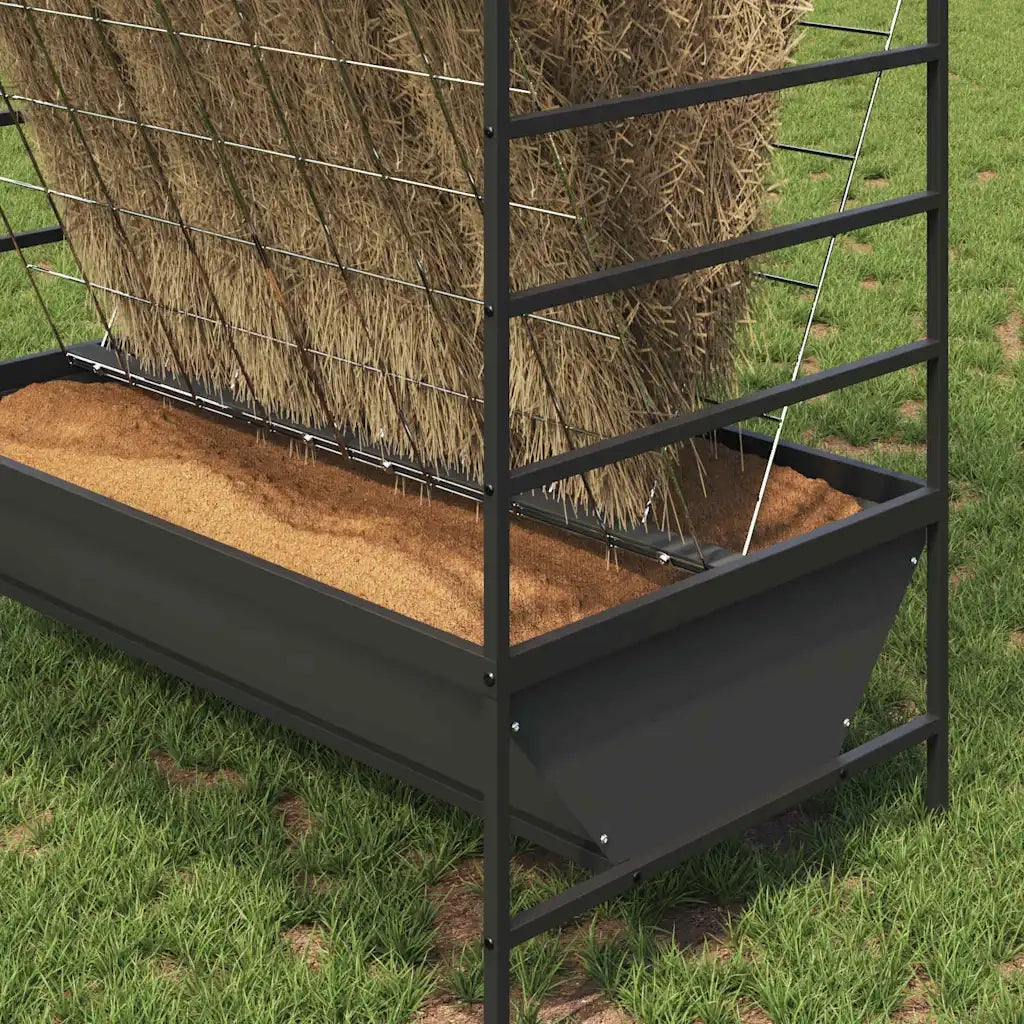 Mangiatore per Bestiame Nero 100 x 60 x 90 cm CFW9923610