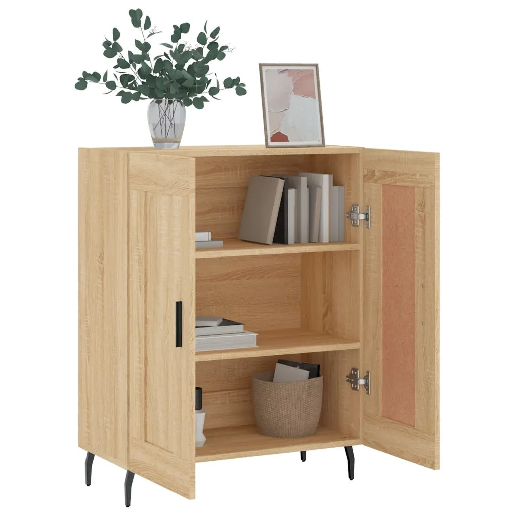Credenza Rovere Sonoma 69,5x34x90 cm in Legno Multistrato 830215
