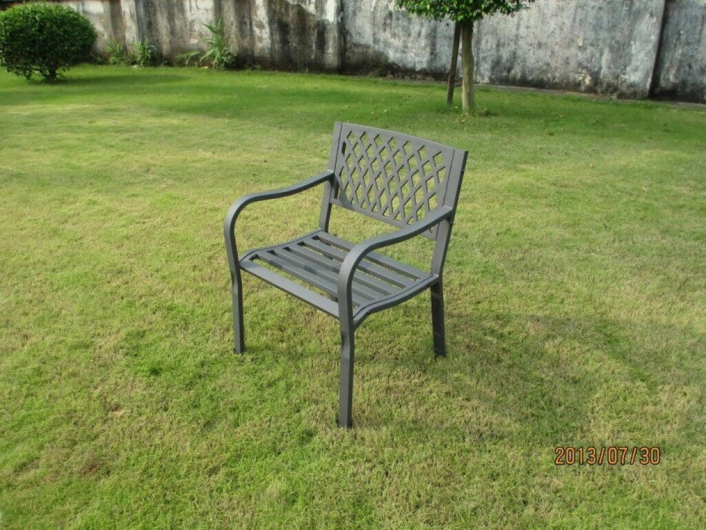 Poltrona Montreal 60x56x85 h cm in Acciaio Antracite