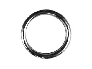 ANELLO IN ACCIAIO ZINCATO- - n°23 filo  EE ¸ mm.6 -  EE ¸ mm.40 interno - 20 pezzi QUALITY