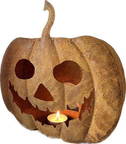 Decorazione di Halloween in Metallo Grande - Decorazione di Autunno Lampada con Ruggine