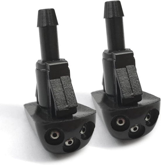 Kit di sostituzione per teste di spruzzatore in ABS, 2 pezzi, nero, per auto, con alta pressione e vettura di pulizia