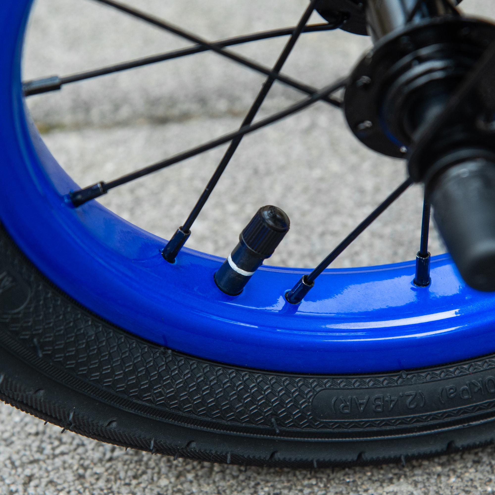 Monopattino per Bambini 118x55,5x85-100,5 cm Doppio Freno Blu