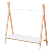 Armadio in legno e bianco LOU