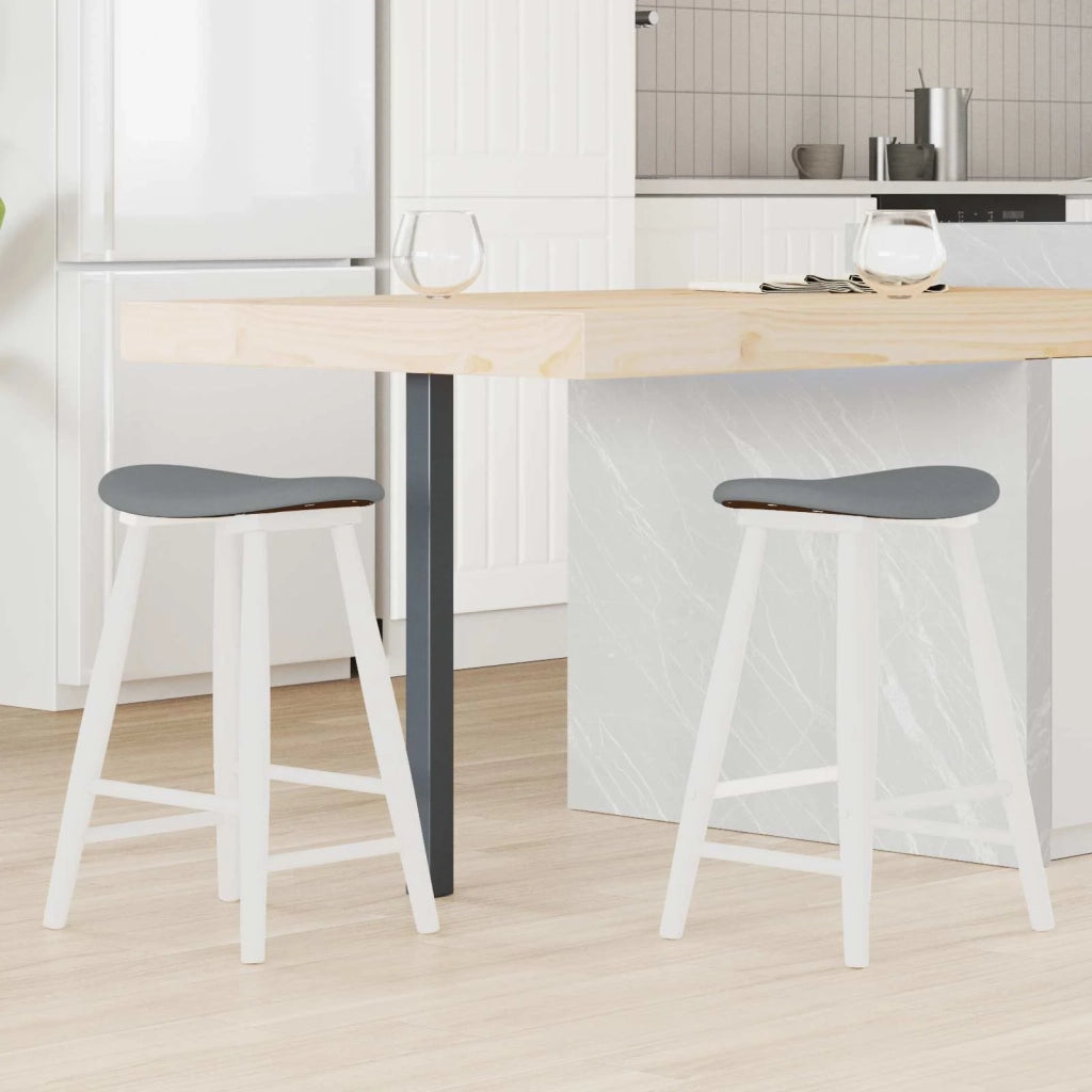 Sedie da pranzo 2 pcs Bianco 46 x 37 x 63 cm