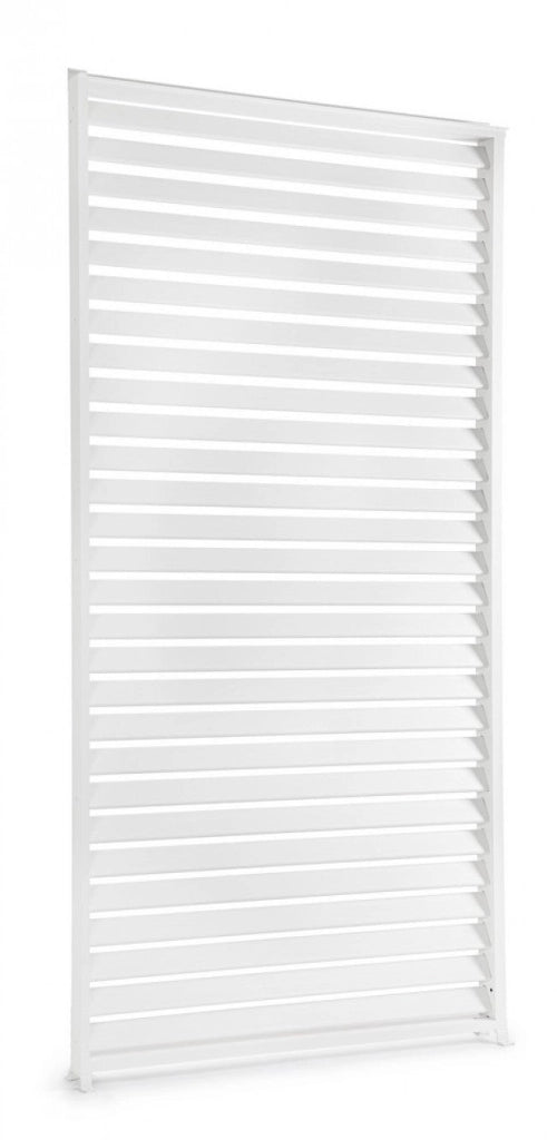 Pannello Frangisole Laterale per Pergola 123,5x6x238h cm Ocean Bianco