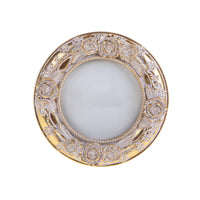 Set 2 Portafoto Rotondo Roses 15x15 cm