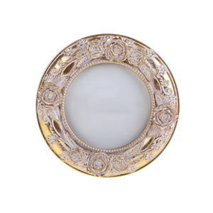 Set 2 Portafoto Rotondo Roses 15x15 cm