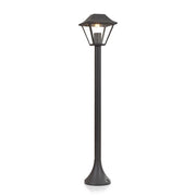Lampada a palo 1xe27 950mm ip44 nero