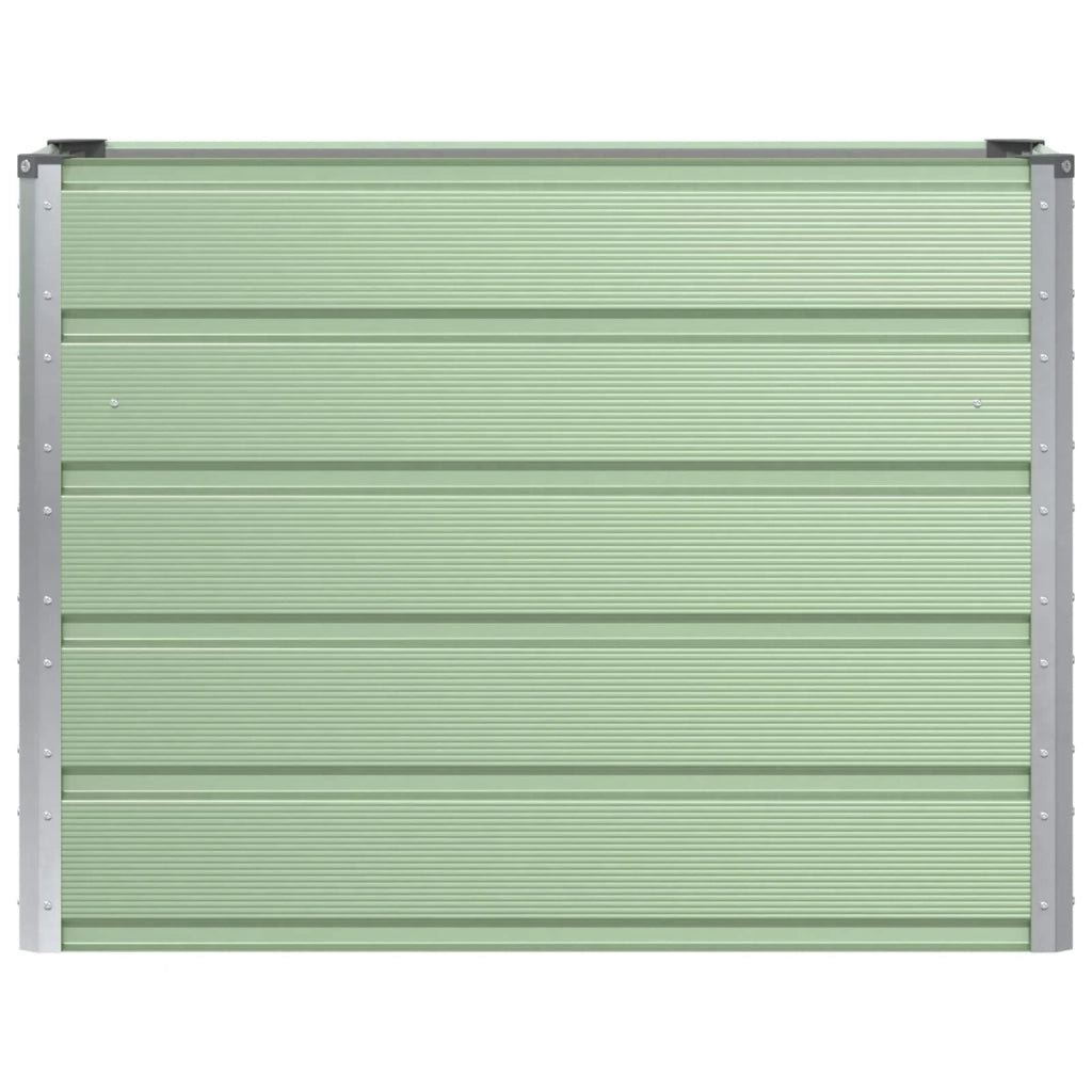 Fioriera moderna multiuso per interni/esterni 100 x 40 x 75 cm in acciaio verde 02_0059259